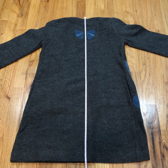 Anthropologie blue & grey merino wool snap jacket - Picture 10 of 14